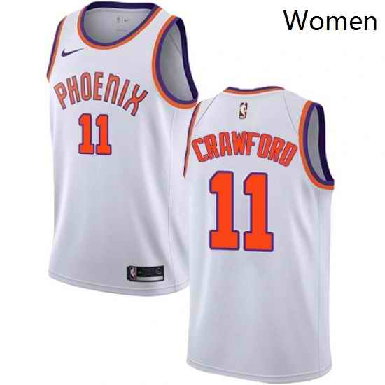 Womens Nike Phoenix Suns 11 Jamal Crawford Swingman White NBA Jersey Association Edition